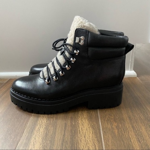 New! Marc Fisher Nairy Lace Up Booties, Izzie Dupes - Picture 4 of 6